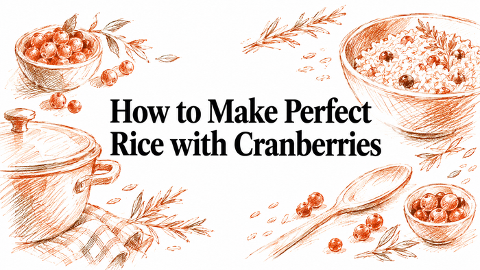 How to Make Perfect Rice with Cranberries