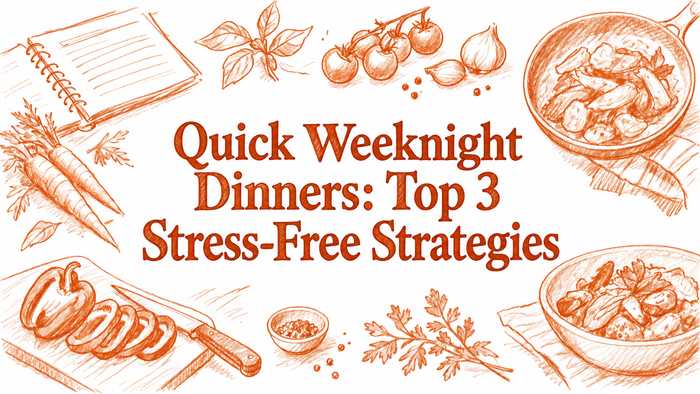 Quick Weeknight Dinners: Top 3 Stress-Free Strategies