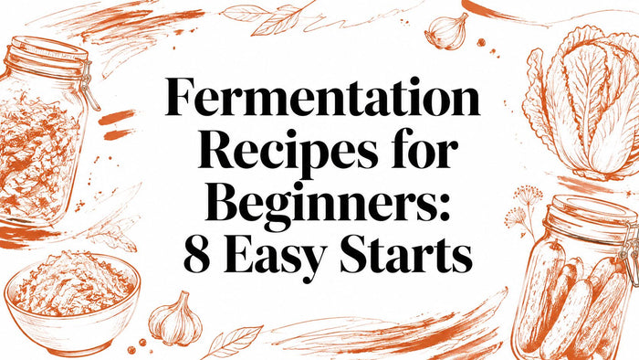 Fermentation Recipes for Beginners: 8 Easy Starts