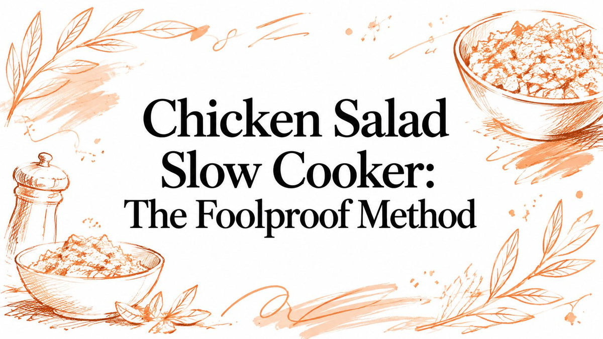 Chicken Salad Slow Cooker: The Foolproof Method