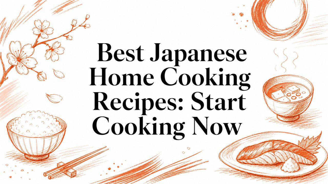 Best Japanese Home Cooking Recipes: Start Cooking Now